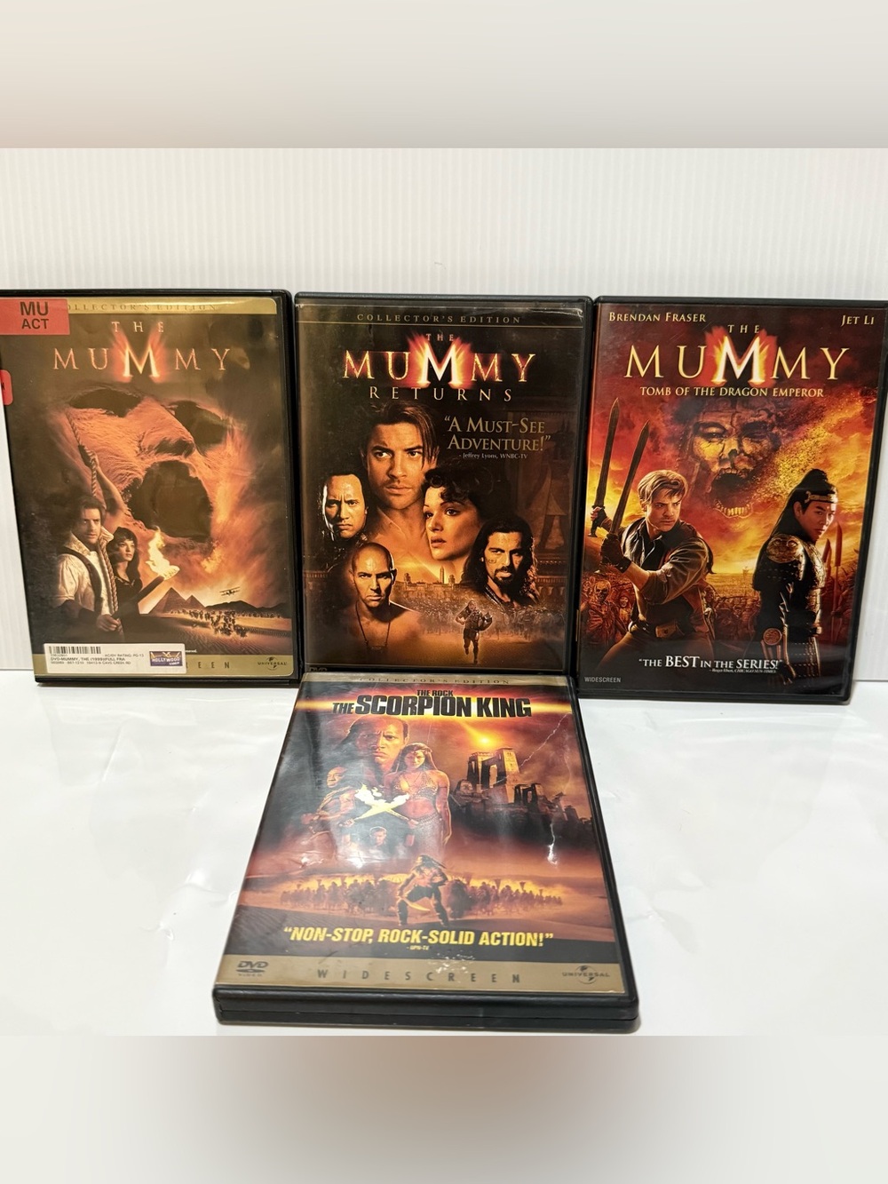 The Mummy & The Scorpion King DVD Bundle – Black